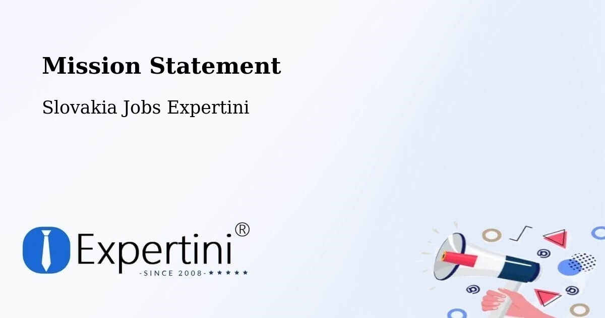 Corporate Mission – Podolínec - Slovakia Jobs Expertini